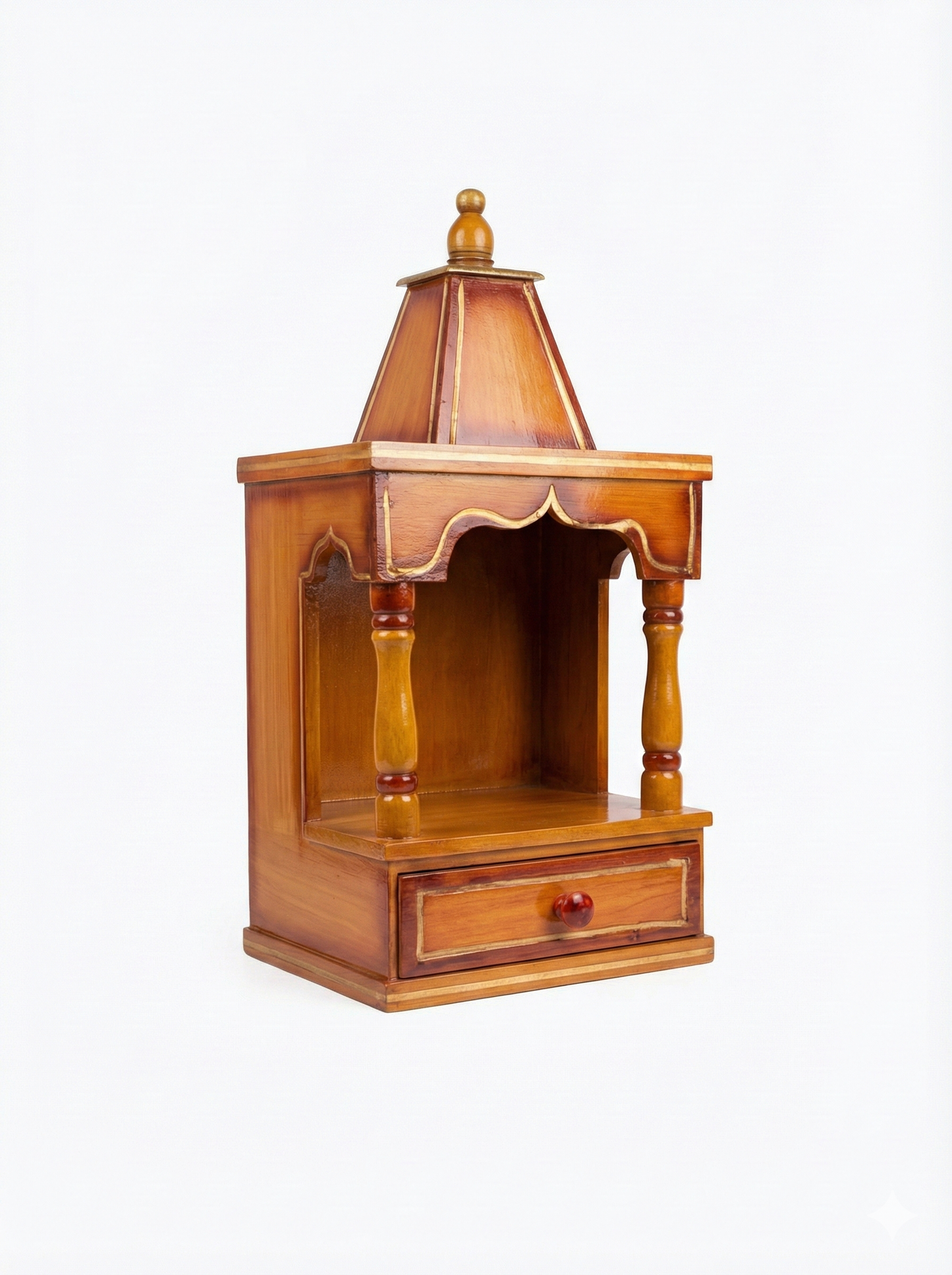 Open Design Wooden Home Temple