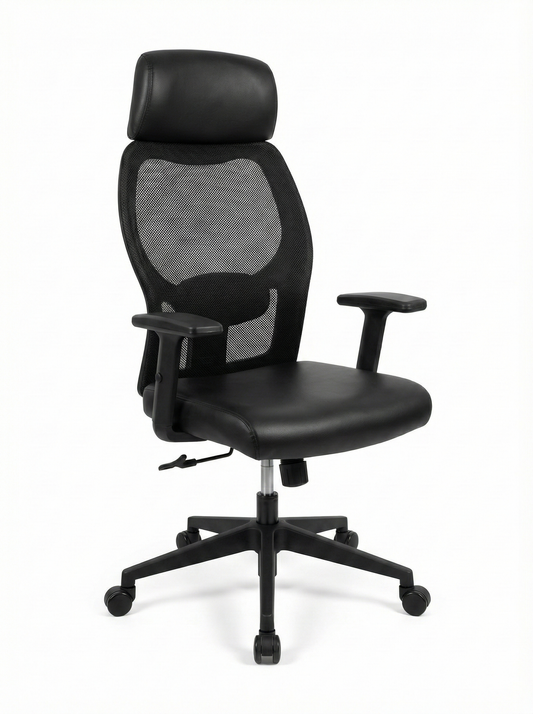 High-Back Breathable Mesh Revolving Chair