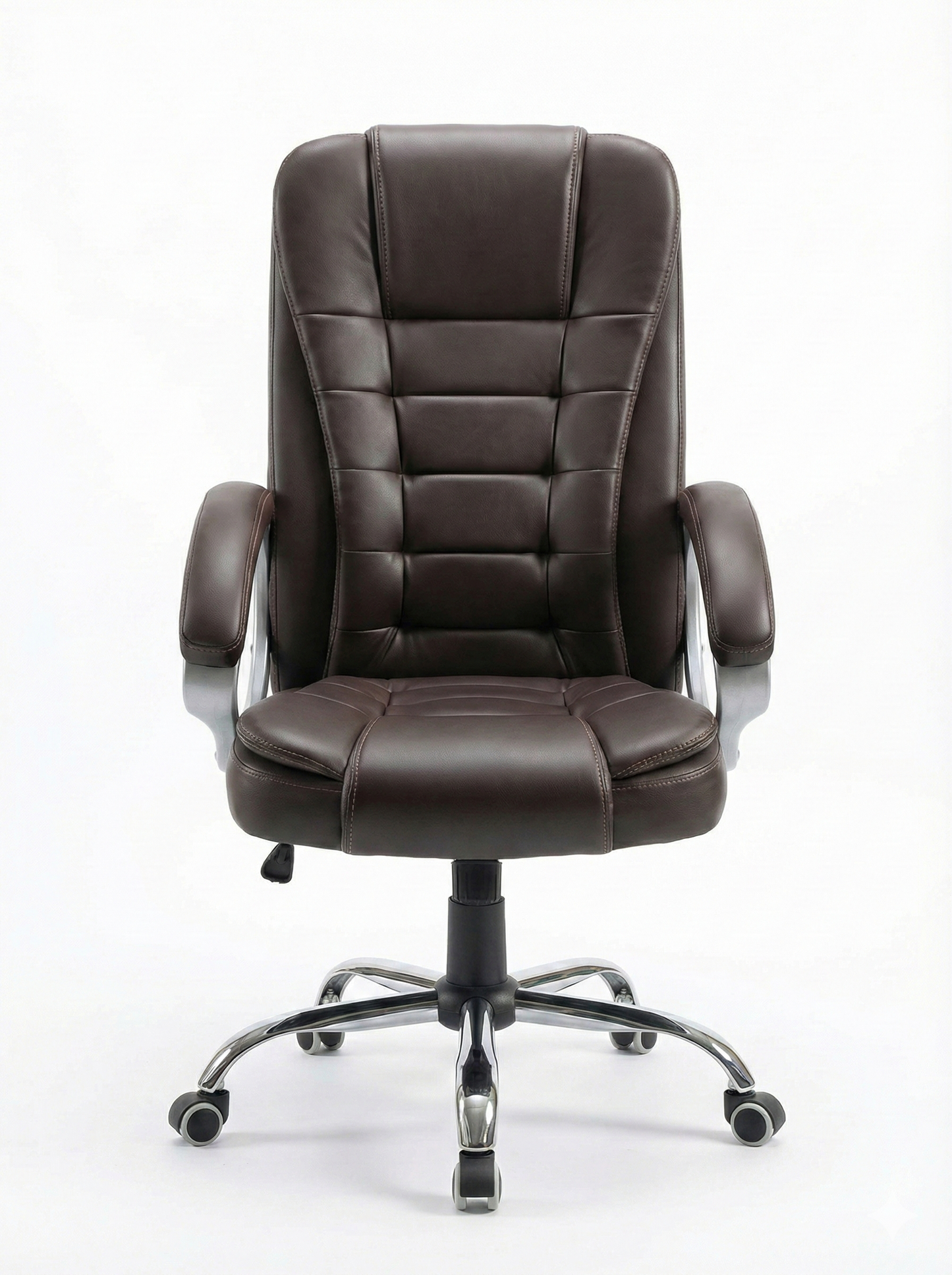 Executive Leatherette Boss Chair (Brown)