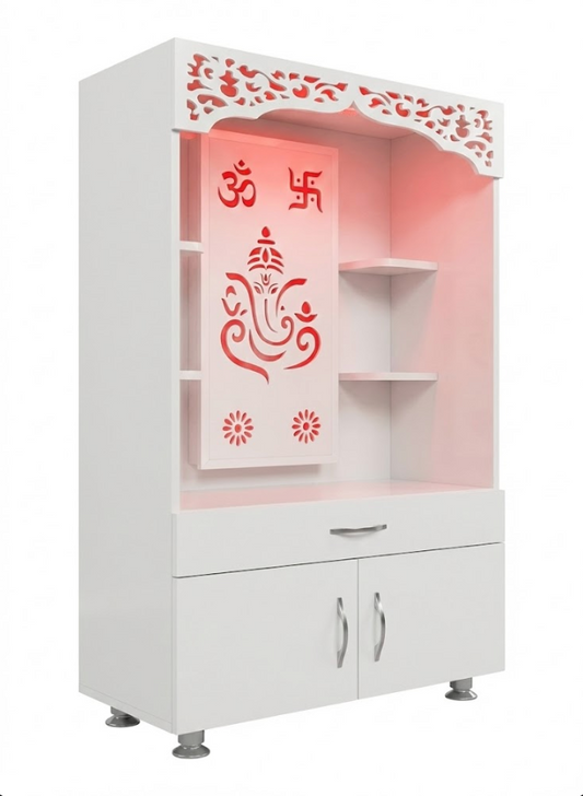 Premium Large Backlit Mandir/Temple with LED